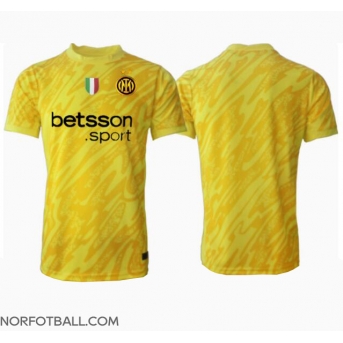 Billige Fotballdrakt Inter Milan Keeper Replika Bortedrakt 2024-25 Kortermet